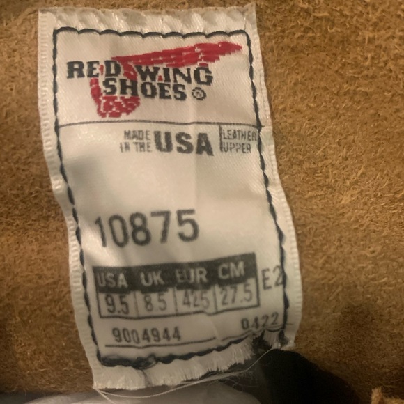 //SOLD// Redwing 10875 boots - Picture 9 of 9
